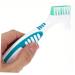 Foytoki 2-Piece Prosthesis Cleaning Brush Set | Tools for Braces & Prosthesis Care | Effective Toothbrush for Prosthesis Cleaning - Buy Online on GoSupps.com