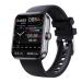 INPETS F57L Blood Glucose Monitoring Smartwatch Fitness Tracker with Blood Pressure Blood Oxygen Tracking Heart Rate Monitor Painless Blood Glucose Testing Fashionable Sports Watch (Color : Black)