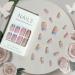 Spring Square Press on Nails - Pink False Nails with Floral Designs - 24PCS - Buy Online on GoSupps.com