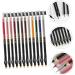 Mikinona 12pcs Lip Liner Eyeliner Waterproof Eyebrow Pencil Eyebrow Liner Plastic Makeup Pen Water Proof - Buy Online on GoSupps.com