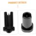 Homoyoyo Aiguilles pour Flacons de Colle Extension de Cils 100 Pi ces Petite Taille Plastique Noir pour Professionnels et Particuliers Usage Beaut Extension de Cils - Buy Online on GoSupps.com