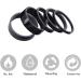 BESPORTBLE 5pcs Aluminum Alloy Bicycle Headset Spacer Set - 1 1/8-Inch Stem Fit for MTB BMX Road Bikes - 3/5/10mm - Black - Buy Online on GoSupps.com