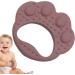 VESONE Dunkelpink Silicone Bite Rings for Babies & Toddlers - Food-Safe Sensory Toys Paw-Shaped Teething Tools - Buy Online on GoSupps.com