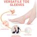 Rosenice Gel Toe Caps for Pain Relief - 5 Pairs (White) | Comfort & Support | International Shipping - Buy Online on GoSupps.com
