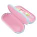 JECOMPRIS 4 sentences double-layer glasses case double storage of sunglasses contact lens solution travel accessories outdoor glasses case interchangeable glasses case cute travel kit suite