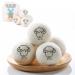 BienStylife 4-Pack Wool Dryer Balls Reusable Laundry Balls for Dryer Natural Fabric Softeners and Wrinkle Release Organic and Eco Wool Dryer Ball for Pet Hair Removal Dryer Sheets Drying Ball