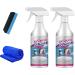 2PCS Bathroom Descaler Spray Stubborn Stains Cleaner Shower Glass Cleaner Spray Limescale Remover Foam Spray Bubble Cleaner for All Purpose Stain Remover