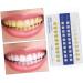 Clispeed Tooth Color Card - 20 Piece Set for Accurate Tooth Shade Matching | Bleached & Natural Tones | Frosted PVC Chart for Dental Professionals | Ideal for Oral Deliveries | Enhance Your Smile with Precision - Buy Online on GoSupps.com