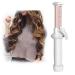 Mini Cordless Curling Iron 30W 2 in 1 USB Rechargeable Ceramic Hair Curling Wand Travel Hair Straightener Curler for Hair Styling Wet and Dry Use (white)