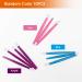 Adecco LLC 10pcs Rubber Nail Cuticle Pusher | Plastic Handle Nail Art Tool | Acrylic Cuticle Pusher Cleaner - Random Color - Buy Online on GoSupps.com