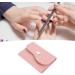 Nail Drill Bits Holder 16 Holes Pink PU Nail Drill Bits Storage Bag Portable for Home and Salon Suitable for Nail Art Enthusiasts and Professionals - Buy Online on GoSupps.com