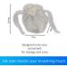 5-Piece Eye Mask for Sleeping Set with Headband, Scrunchies, Ear Plugs & Pouch - Pearl White - Buy Online on GoSupps.com