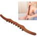 LUQEEG Wooden Massage Tab - 8 Massage Points | Gua Sha Tools for Neck & Back Pain Relief | Handheld Wooden Roller & Scratch Rod - Buy Online on GoSupps.com