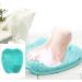 ASTAGI Shower Foot Scrubber & Massager | Silicone Bristles Non-Slip Suction Cups | Dead Skin Peeling & Blood Circulation Improvement | Essential Foot Care Accessories for Spa & Bathroom - Buy Online on GoSupps.com