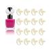 150 PCS Nail Swatch Sticks Gel Nail Chart Ring Butterfly Manicure Tip for Nail Art Nail Polish Color Display Tool(Natural Color Butterfly (150Pcs)
