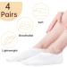 BLMHTWO 4 Pairs Moisturizing Socks Overnight Cotton Socks for Moisturising Cotton Moisture Enhancing Socks Foot Moisturising Socks Spa Socks for Dry Cracked Feet White - Buy Online on GoSupps.com