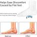 Correct-Position Arch Support Insoles for Flat Feet - Gel Inserts for Plantar Fasciitis - Adhesive Arch Pads for Pain Relief (Clear, Pack of 12) - Buy Online on GoSupps.com