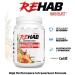 Rehab High Performance Intraworkout Formula - 10g BCAA & EAA | Keto Friendly | Enhance Recovery & Hydration | 25 Servings (Blueberry Lemonade - Buy Online on GoSupps.com