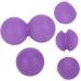 Buy Tovinanna 2-in-1 Yoga Ball Trigger Point Massager & Foot Roller - Hand Massage & Muscle Relief Device - Violet - Buy Online on GoSupps.com