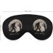 Bigfoot Sasquatch Full Moon Funny Sleep Mask | Adjustable Straps, Blackout Eye Cover for Soft & Comfortable Sleeping - Buy Online on GoSupps.com