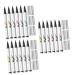 FOMIYES 18 Pcs Colorful Eyeliner Eye Liner Pencils Pink Eyeliner White Eye Liner Miss Matte Abs Tool