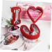 Zerodeko 9 Pcs Valentine's Day Stencils Reusable Cake Mold Kitchen Chocolate Molds Valentines Day Cookie Cutters Letter Stamps for Clay Cookie Mold Sandwich Die Cutting Stainless Steel Red - Buy Online on GoSupps.com