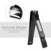 HAWATOUR Nail Clippers Set with Ultra Sharp Fingernail and Toenail Cutters in Black Tin Case - Buy Online on GoSupps.com