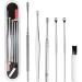 Stainless Steel Earwax Removal Kit - Portable 6 Pc Ear Pick Cleaning Tool - Buy Online on GoSupps.com