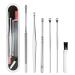 Portable Earwax Removal Kit - 6 Pc Stainless Steel Ear Pick Earwax Cleaning Tool