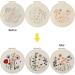 Uphome 3 Pack Embroidery Starter Kit - Cute Flowers & Plants Patterns - with Hoop & Color Threads - for Adults & Kids - Buy Online on GoSupps.com