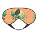 Green Turtleback Eye mask Soft Elastic and Adjustable Nighttime Comfort Sleeping mask Suitable for Both Men and Women Black