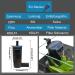 Senzeal Turtle Low Water Level Aquarium Filter Pump 5W 400L/H - Ideal for Reptiles & Amphibians - Black - Buy Online on GoSupps.com