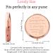 Rose Gold Engraved Compact Mirror - Perfect Mother's Day Gift for Mom - Buy Online on GoSupps.com