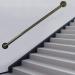 30cm-600cm Non-Slip Handrail - Complete Kit Bronze Metal Wrought Iron Round Pipe Stairs Railing Banister Lofts Decking Rails Corridor Support Rod (Size : 7ft/210cm) 5ft/150cm