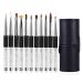 11 PCS UV Gel Nail Art Brush Set Professional Nail Art Design Politur Pinula Liner Set Nagel-Art-Dukt-Farben-F rben-F rben-Manik rise Tool for the Nagel-Scbauerkuns