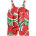 IWEMEK Kids Swimming Float Jacket | One Piece Bathing Suit for Baby Boys Girls | Buoyancy Aid Swimwear Vest | Red Watermelon | 6-12 months - Buy Online on GoSupps.com