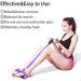 Multifunction Tension Rope - 6-Tube Elastic Yoga Pedal Puller Resistance Band | Natural Latex Fitness Equipment for Abdomen Waist Arm & Leg Stretching - Purple - Buy Online on GoSupps.com