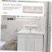 DRESSOOS Wall-mounted Double-grid Soap Box Soap Holder with Drain Soap Dish Soap Draining Racks Shower Bar Soap Holder Wall Soap Holder Wall Soap Case White The Hips Household Brush Holder - Buy Online on GoSupps.com