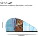 Microfiber Hair Drying Cap - Funny Cat Bath Towel Soft Absorbent Wrap for Curly & Thick Hair - Quick Dry Button Closure - Buy Online on GoSupps.com