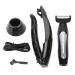 Qudinip Men Back Trimmer Body Hair Groomer for Men with Removable Curved Handle Wet Dry Use Extreme Reach for Back Chest Face