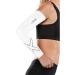 2XU Flex Run Compression Arm Sleeves - Full Length Support & Recovery for Youth Men & Women - White/Grey X-Small - Buy Online on GoSupps.com