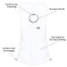 Beard King Beard Bib Apron for Men - Original Cape As Seen on Shark Tank - Hair Catcher for Shaving & Trimming - Grooming Gifts for Dad or Husband - White - Buy Online on GoSupps.com