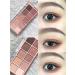 Go Ho Matte Nude Eyeshadow Palette - High Pigmented Shades, Waterproof, 10 Colors, Natural-Looking Finish - Milk Tea Style - Buy Online on GoSupps.com