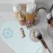 Makeup Cleaning Mat Gentle Silicone Makeup Brush Cleanser Multifunctional Cosmetic Brush Scrubber Mat Pad Effective Cosmetic Cleaning Pads blue - Buy Online on GoSupps.com