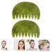 Anneomas 2-Piece Jade Massage Comb Set - Scalp & Body Massage Tool for Skin Care - Buy Online on GoSupps.com