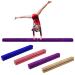UMIKOOL DIRECT 7FT/8FT Balance Beam, Folding Floor Gymnastics Equipment for Gymnast Kids Adults, Non Slip Rubber Base, Professional Gymnastics Beam for Home Training 8FT Dark Purple