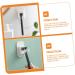 Uonlytech 20-Piece Adhesive Hooks for Mains Plug & Razor Stand - Durable Sticky Wall Holders & Shaving Hook Hangers for Easy Organization - Buy Online on GoSupps.com
