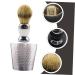 Shop Ipetboom Beard Brush Set for Men - Complete Shaving Kit with Mustache Brush & Razor - Premium Silver Beard Grooming Tools - Buy Online on GoSupps.com