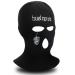 Winter Ski Mask for Men 3 Hole Balaclava Face Mask Full Face Mask Knitted Ski Mask Beanie Full Face Cover for Men Women Sport Black