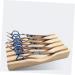 Frcolor Solid Wood Scissor Stand Holder - Barber Shear Storage Case for Hair Stylists & Grooming Tools - Buy Online on GoSupps.com